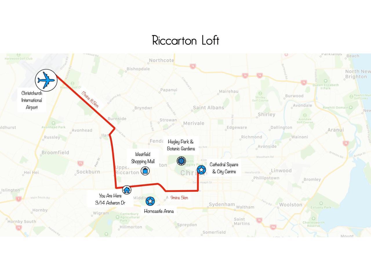 Riccarton Loft - Christchurch Holiday Homes Екстер'єр фото